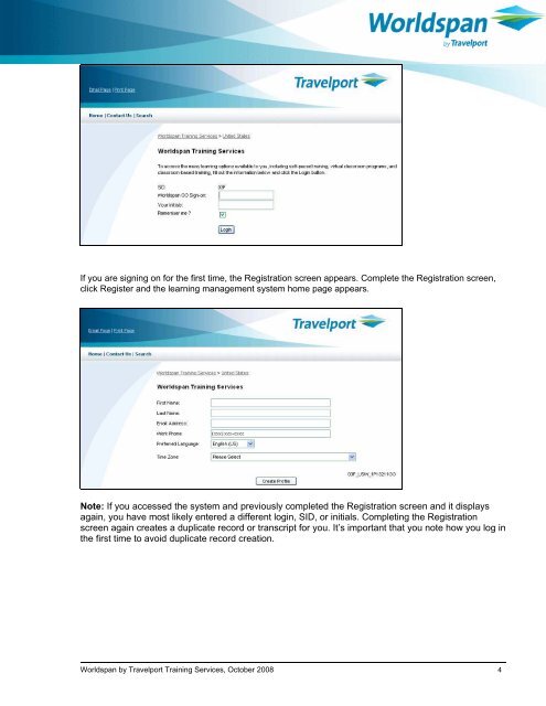 Worldspan by Travelport Training Services - Global Learning Center