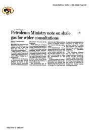 Petroleum Ministry note on shale gas for wider ... - GAIL (India)