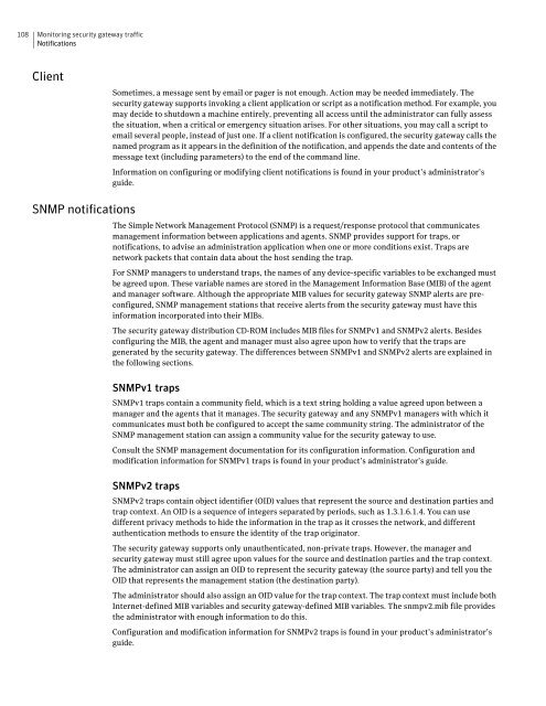 Symantecâ¢ Security Gateways Reference Guide - Sawmill