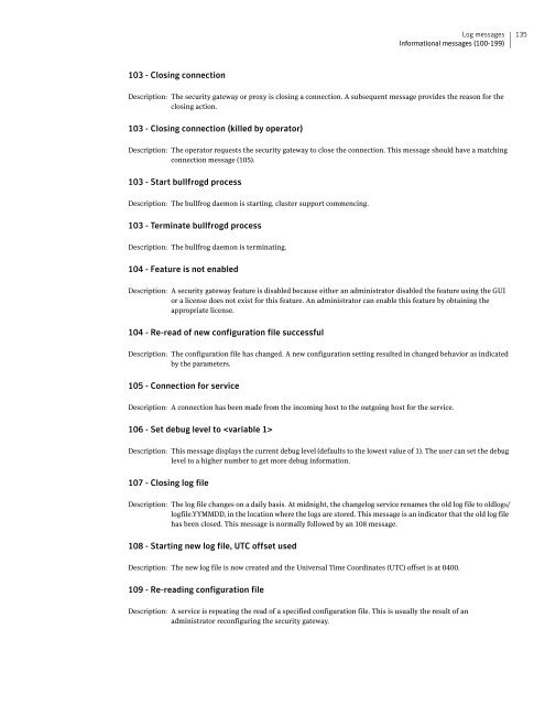 Symantecâ¢ Security Gateways Reference Guide - Sawmill