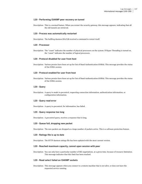 Symantecâ¢ Security Gateways Reference Guide - Sawmill