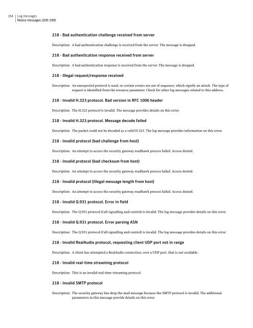 Symantecâ¢ Security Gateways Reference Guide - Sawmill