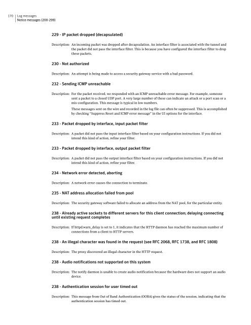 Symantecâ¢ Security Gateways Reference Guide - Sawmill