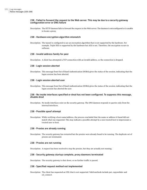 Symantecâ¢ Security Gateways Reference Guide - Sawmill