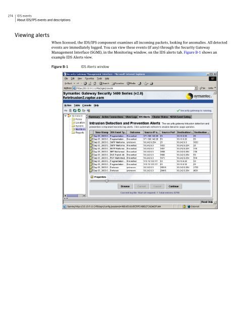 Symantecâ¢ Security Gateways Reference Guide - Sawmill