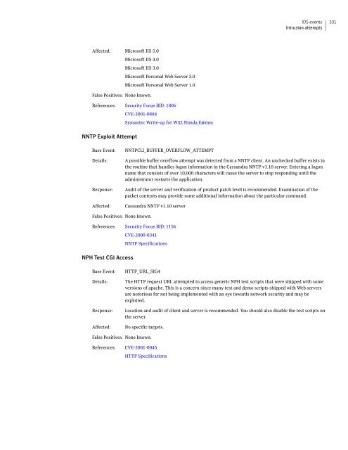 Symantecâ¢ Security Gateways Reference Guide - Sawmill