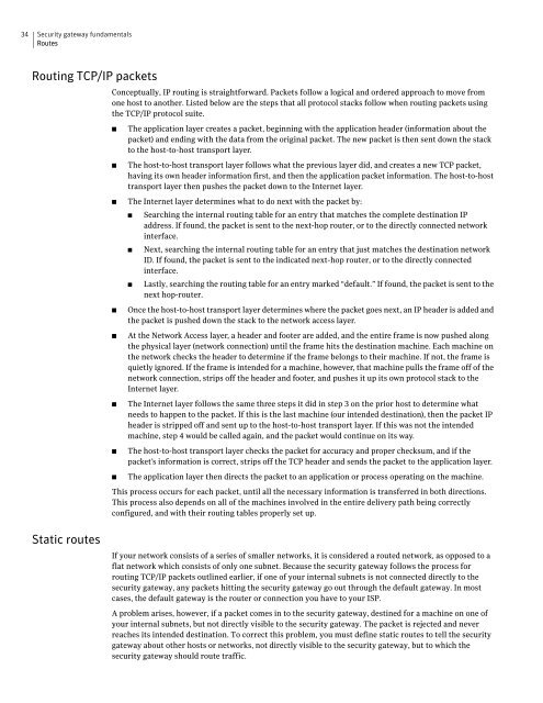 Symantecâ¢ Security Gateways Reference Guide - Sawmill