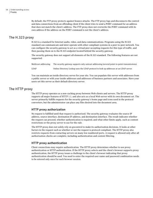 Symantecâ¢ Security Gateways Reference Guide - Sawmill