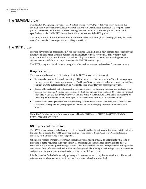 Symantecâ¢ Security Gateways Reference Guide - Sawmill