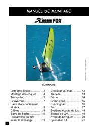 MANUEL DE MONTAGE - Hobie Cat