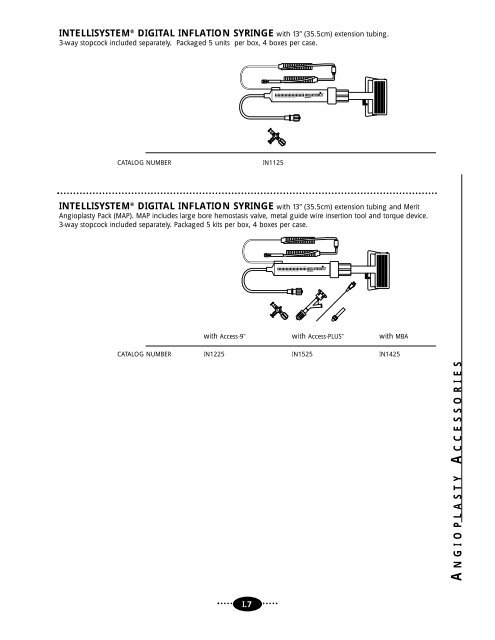 IntelliSystem Inflation Devices