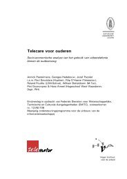 Telecare voor ouderen. Socio-economische ... - HIVA - KU Leuven