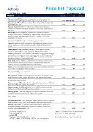 Topocad Price List in EURO - Adtollo