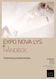 EXPO NOVA LYS HÅNDBOK *