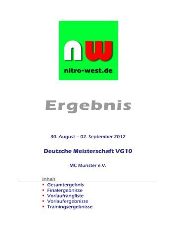 DM VG10: komplette Ergebnisse (pdf/222 Seiten) - nitro-west.de