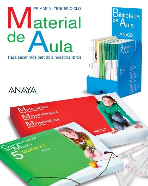 Descarga católogo Material de Aula (PDF - 804 KB) - AnayaMásCerca