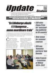 Äisdate 58, julio-septembro 2012 - Esperanto Association of Britain