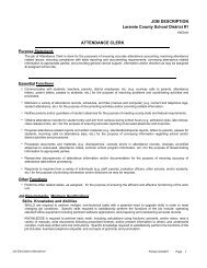 Attendance Clerk - Laramie County School District #01