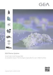 GEA Pharma Systems Small Scale Solid Dosage R&D A complete ...