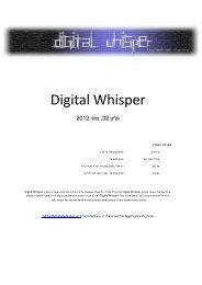 NetBios Name Service Spoofing - Digital Whisper