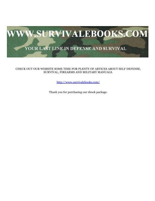 US Army Journalist - Course - Survival Books