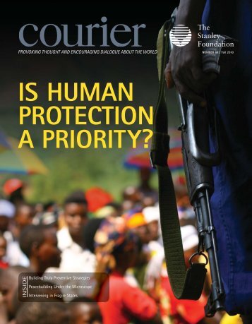 Courier: Is Human Protection A Priority? - The Stanley Foundation