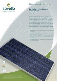 Photovoltaic Modules - SAT Solar