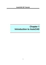 Chapter 1 Introduction to AutoCAD - FET