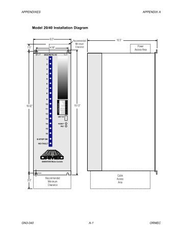 Model 20/40 Installation Diagram - Ormec