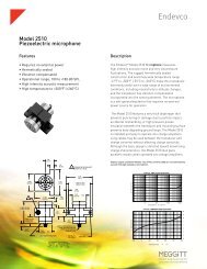 Model 2510 Piezoelectric microphone - Endevco