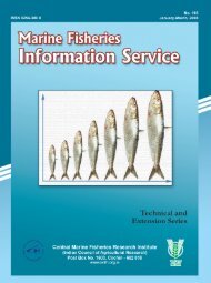 Marine Fisheries Information Service - Eprints@CMFRI - Central ...