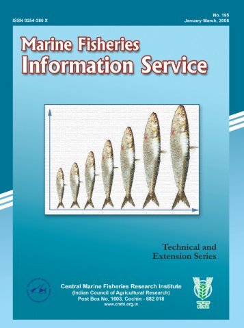Marine Fisheries Information Service - Eprints@CMFRI - Central ...