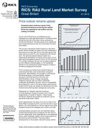 RICS RAU Rural Market Survey