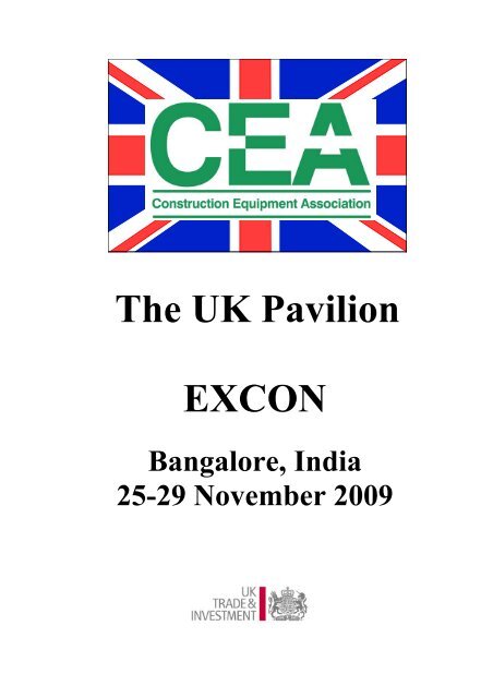 EXCON - Construction Equipment Association