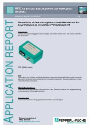 RFID am Bagger (PDF, 429 KB) - Pepperl+Fuchs