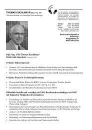 THOMAS KUCHLMAYR - Fachgruppe Elektronik und EDV