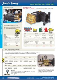 view spec sheet [pdf - 32KB] - Aussie Pumps