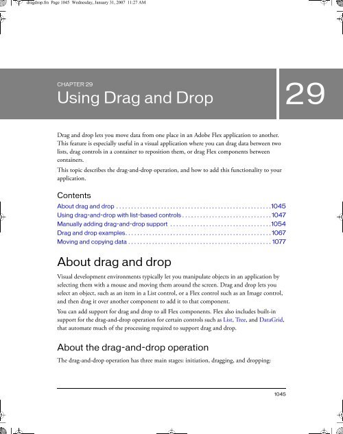 Using Drag and Drop - Adobe Blogs