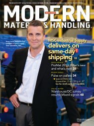 Modern Materials Handling - November 2012