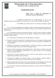 Memorando Segov/2005 - Prefeitura Municipal de Charqueadas