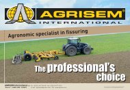 HOW TO CHOOSE YOUR DISC-O-MULCH? - Agrisem Nederland