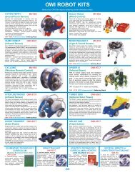 owi robot kits - Main Electronics