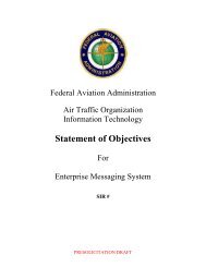 Attachment 1 Draft SOO - FAACO - Federal Aviation Administration ...