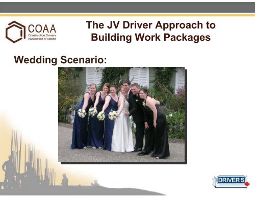 Building Work Packages - Construction Owners Association of Alberta