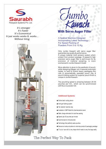 Download Brochure - Saurabh Flexipack Systems Pvt. Ltd.