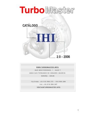 CatÃ¡logo IHI 2006 - TurboMaster