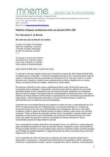 Resumo - PDF - CERES CaicÃ³ - UFRN