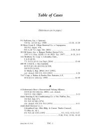 Table of Authorities - Practising Law Institute