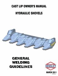 General Welding Guidelines - March 2011 - Hensley Industries, Inc.