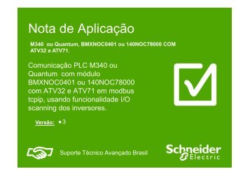 Nota de AplicaÃ§Ã£o - Schneider Electric